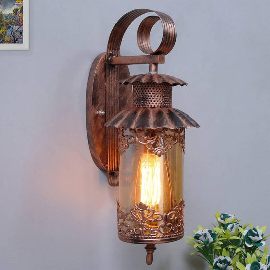 LX INDIA Fancy Lights Homesake  Rustic Wall Light Fixtures (HAVELI Lantern)