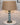 LX INDIA Fancy Lights Rope Distress Blue Homesake Table Lamp With Jute Drum Shade