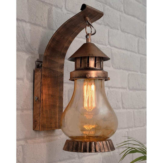 LX INDIA Fancy Lights Homesake Wall Light Antique Home Decor (Lantern)