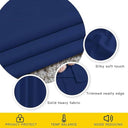 LXINDIA Curtains Homestan Blackout Curtains 7 Feet Long Set of 2 (Royal Blue)