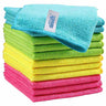 LXINDIA Cleaning Towel HOMEXCEL Microfiber 11.5X11.5 Inch Cleaning Cloth 12 Pack (2 set)