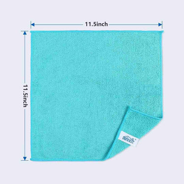 LXINDIA Cleaning Towel HOMEXCEL Microfiber 11.5X11.5 Inch Cleaning Cloth 12 Pack (2 set)