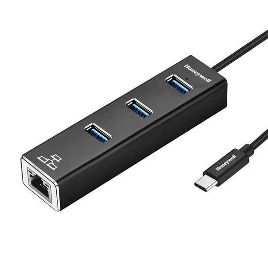 LXINDIA USB HUB Honeywell 4-in-1 Type C 3.1 to USB