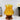 LX INDIA Candle Holders Hosley® Glass Pillar Candle Holder| Yellow Pillar Candle Holder