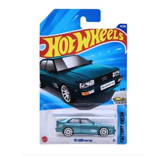 LX INDIA Hot Wheels Hot Wheels 87 Audi Quattro Factory Fresh (Green)