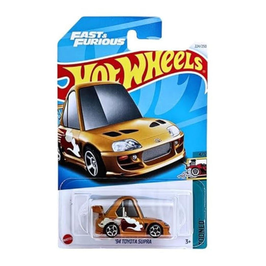 LX INDIA Hot Wheels Hot Wheels 94 Toyota Supra Tooned by Small CLAP (Yellow)