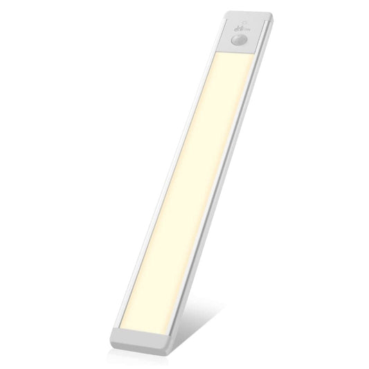 LX INDIA Motion Sensor Lights Hoteon Wireless Cabinet Light, 12 Inch Rechargeable Motion Sensor Closet Light with Stepless Dimming, Aluminum Alloy Casing, Touch Control & Magnet Under Counter, Warm