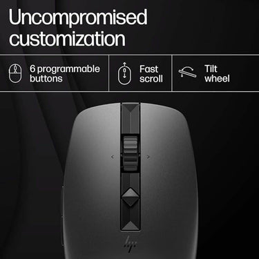 LXINDIA Mice HP 710 Rechargeable Silent Mouse (Graphite)