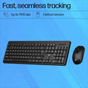 LXINDIA Keyboard and Mouse Combo HP KM200 Wireless Mouse and Keyboard Combo