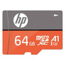 LXINDIA SD Card 64GB Hp Micro SD Card With Adapter U3 A1 (Orange) (64GB/ 128GB)