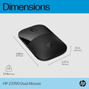 LXINDIA Mice HP Z3700 Dual Black Mouse Up to 1600 dpi 758A8AA