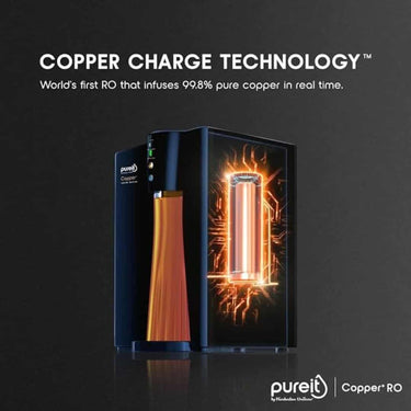 LXINDIA water purifier HUL Pureit Copper Mineral Black  Copper 8 litres Water Purifier