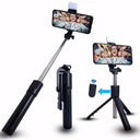 LXINDIA Selfie Sticks HUMBLE Bluetooth Selfie Sticks with Remote and Selfie Light