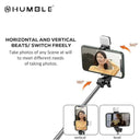 LXINDIA Selfie Sticks HUMBLE Bluetooth Selfie Sticks with Remote and Selfie Light