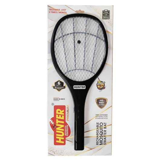 LX INDIA Mosquito Killer Racquet Hunter Premium Rechargeable Mosquito Swatter Bat | ISO 9001 Certified Electronic Racket Terminator for Mosquitoes