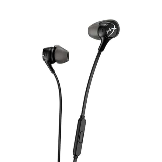 LX INDIA Headphones and Headsets HyperX Cloud Earbuds II Gaming Earbuds with Mic-Black (70N24Aa)
