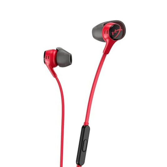 LX INDIA Headphones and Headsets HyperX Cloud Earbuds II Gaming Earbuds with Mic-Red (705L8Aa)