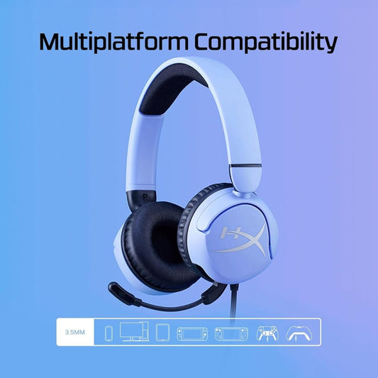 LX INDIA Headphones and Headsets HyperX Cloud Mini Gaming Headset Lavender (7G8F5AA)