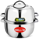 LXINDIA Rice cooker iBELL 1 kilogram Premium Stainless Steel Steam Pot