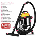 LXINDIA vacuum cleaner IBELL 2012WBPLUS Vacuum Cleaner 20L 1400W (Yellow)