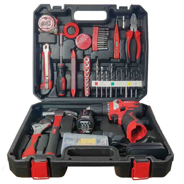 LXINDIA Drill Kit IBELL CT1230 Tool kit with Cordless Impact drill machine