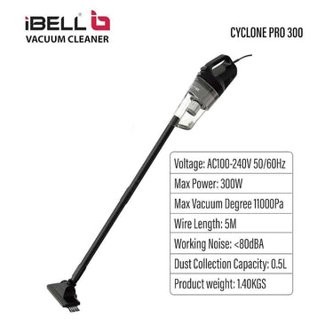 LXINDIA vacuum cleaner IBELL Cyclone Pro 300 Corded Vacuum Cleaner