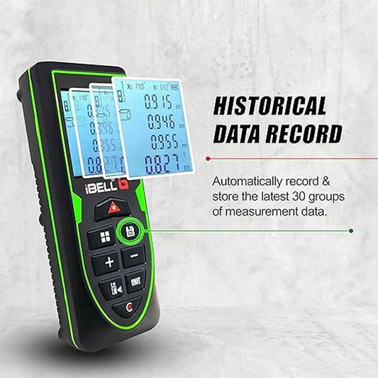 LX INDIA Measuring tools iBELL DM70-03 Outdoor Laser Distance Meter 70M/230ft