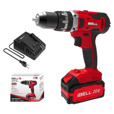 LXINDIA Corded and Cordless Drills IBELL One Power Series Cordless Impact Drill (Cd20 55) 20V