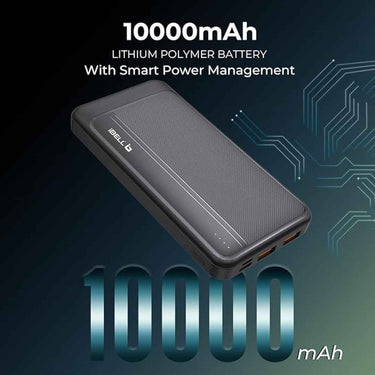 LXINDIA Power Bank iBELL REVIVE100 Lightweight Power Bank (Black)