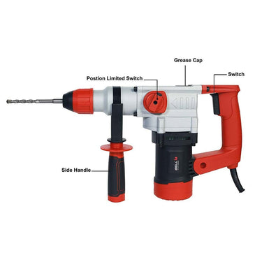 LXINDIA Corded and Cordless Drills IBELL Rotary Hammer Core Drill RH28 101