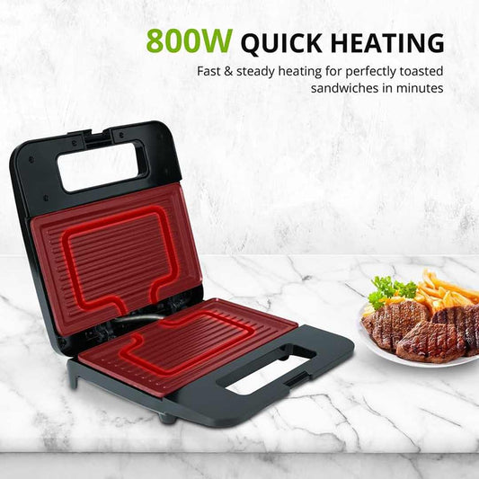 LX INDIA Electric Toaster iBELL SM410N Sandwich Maker with Non Stick Sandwich Plates Grill & Toast, Electric, Nonstick