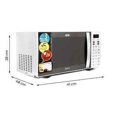 LXINDIA Microwave Ovan IFB 25 L Convection Microwave Oven (25SC4) Metallic Silver