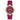 LX INDIA Watch IIK COLLECTION Watches Round Studded Dial  for Women Girls Magenta