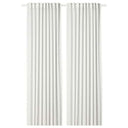 LXINDIA Curtains Ikea Modish Curtains 1 Pair (White) (145x250 cm) (57x98)