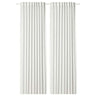 LXINDIA Curtains Ikea Modish Curtains 1 Pair (White) (145x250 cm) (57x98)