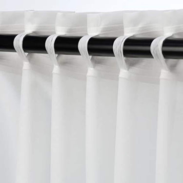 LXINDIA Curtains Ikea Modish Curtains 1 Pair (White) (145x250 cm) (57x98)