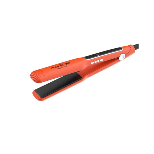 LXINDIA Straightener Ikonic 2 in 1 Straight n Curl Wide Hair Straightener (Wide Orange)