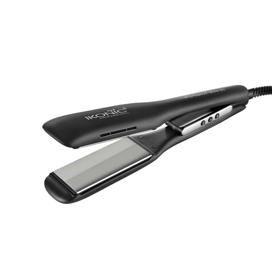 LXINDIA Straightener Ikonic Pro Titanium Shine Hair Straightener Black with AI Technology