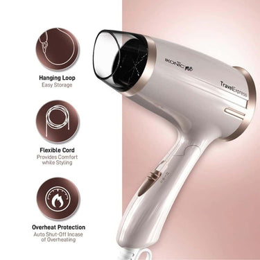 LXINDIA Dryer Ikonic Travel Express Foldable Hair Dryer 1400W