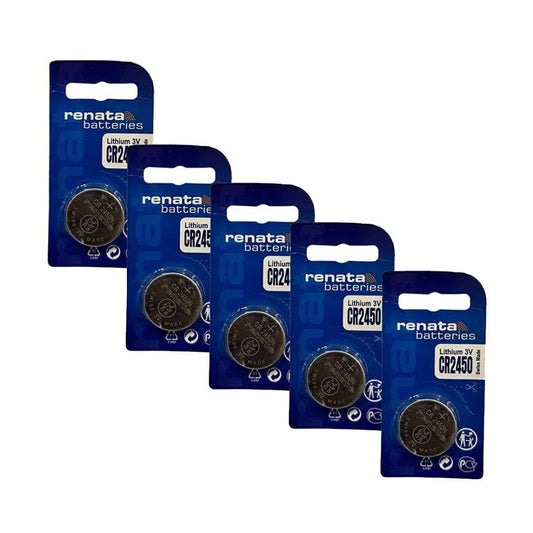 LX INDIA watch battery Imaginea CR2450 Coin Battery Compatible with Renata 2450N Cr 2450 3V Lithium Coin Button Cell Battery