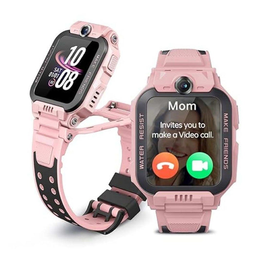 LX INDIA Smart Watch imoo Kids Watch Phone Z7 [4G Cellular + GPS + Health], 4G Smartwatch, HD Video & Voice Call, Pink