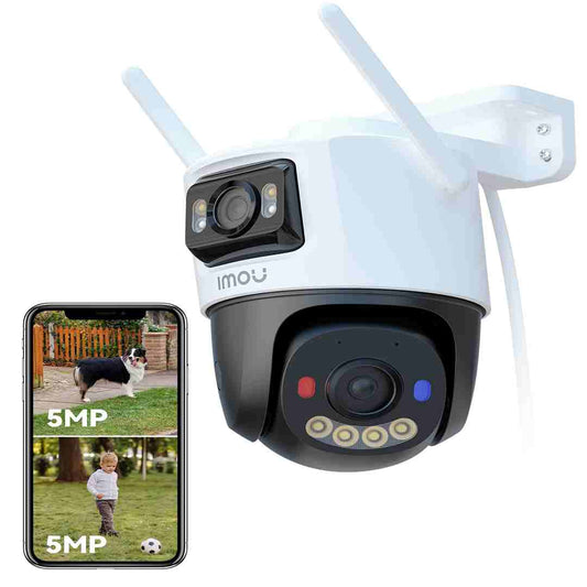 LX INDIA wifi cctv camera Imou 5MP+5MP Dual Lens CCTV Camera Home Outdoor