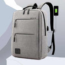 LXINDIA Bag Impulse EmpowerElite 25L Unisex Water Resistant Travel Laptop Backpack with USB Charging Port(Grey)