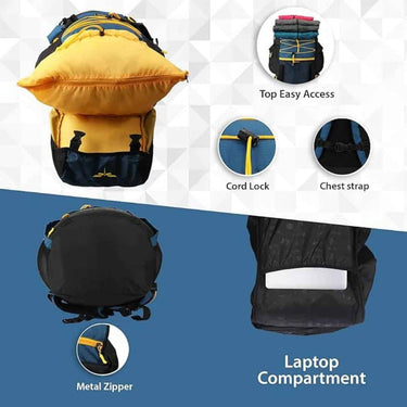 LXINDIA Bag Impulse rucksack bags 75 litres travel bag for men tourist bag for travel backpack