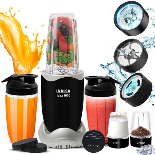 LX INDIA Juice Blender INALSA Blender Mixer Grinder 5 Jar and 600 W