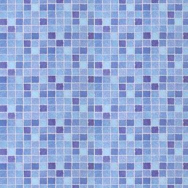 LXINDIA Wallpaper Indian Royals Blue Tile Mosaic Removable Peel and Stick Self Adhesive Wallpaper