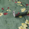 LXINDIA Wallpaper Indian Royals Green with Flower Wallpaper for Bedroom