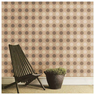 LXINDIA Wallpaper Indian Royals New Creative Effect Circle Dot Shape Stone Peel and Stick Wallpaper