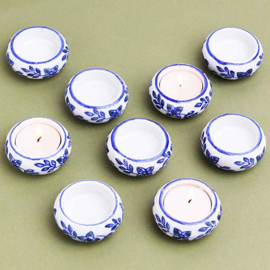 LX INDIA Candle Holders Indian-Shelf 9 Piece Tealight Candle Holders