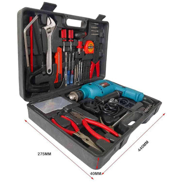 LXINDIA Drill Kit Inditrust Impact Drill machine tool kit 700W